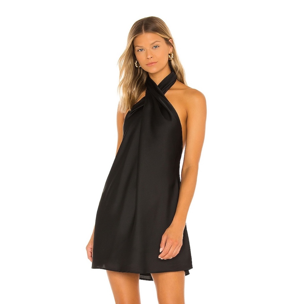 Show me your Mumu black mini dress